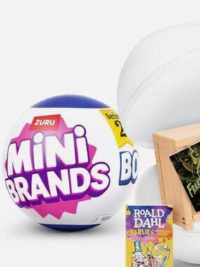 Mini Brands Mini Books Series 2 ZURU Surprise Capsule Collectible Toy New